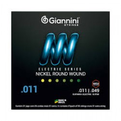 Encordoamento Giannini Guitarra Elétrica GEEGST11 - 011-049