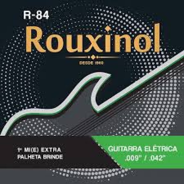Encordoamento Rouxinol Guitarra Elétrica R-84 - 009-042