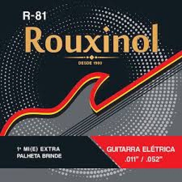 Encordoamento Rouxinol Guitarra Elétrica R-81 - 011-049