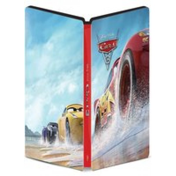 Blu-Ray 3D + Blu-Ray - Carros 3 (Steelbook - Edição Especial)