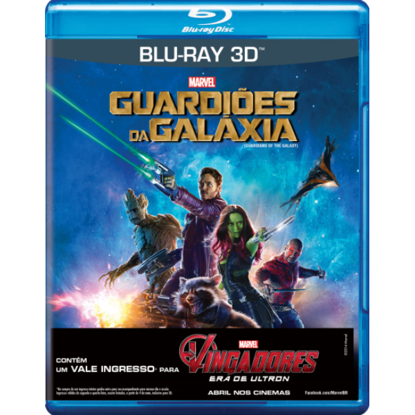 Blu-Ray 3D Guardiões da Galáxia
