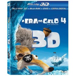Box A Era Do Gelo 4 (Blu-Ray 3D + Blu-Ray + DVD)