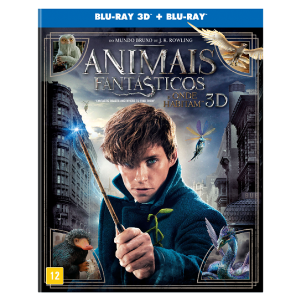 Blu-Ray 3D + Blu-Ray Animais Fantásticos E Onde Habitam