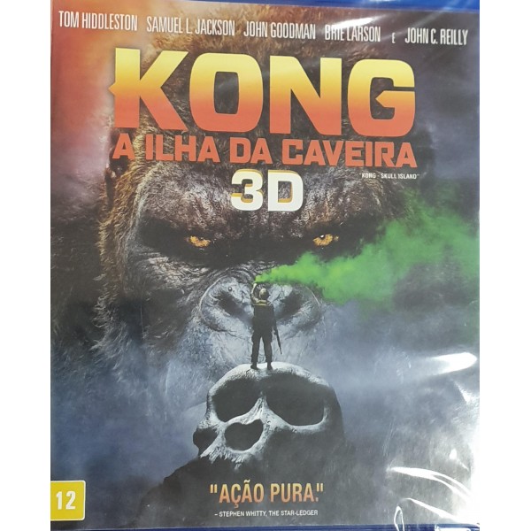 Blu-Ray 3D + Blu-Ray Kong - A Ilha Da Caveira