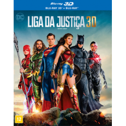 Blu-Ray 3D + Blu-Ray Liga Da Justiça 3D