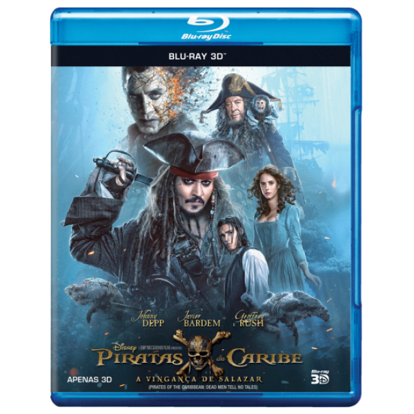 Blu-Ray 3D Piratas Do Caribe - A Vingança de Salazar