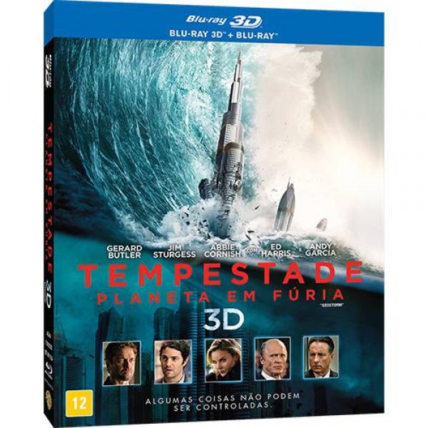 Blu-Ray 3D + Blu-Ray Tempestade - Planeta Em Fúria