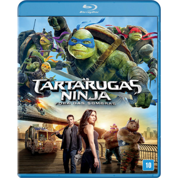 Blu-Ray As Tartarugas Ninja - Fora Das Sombras
