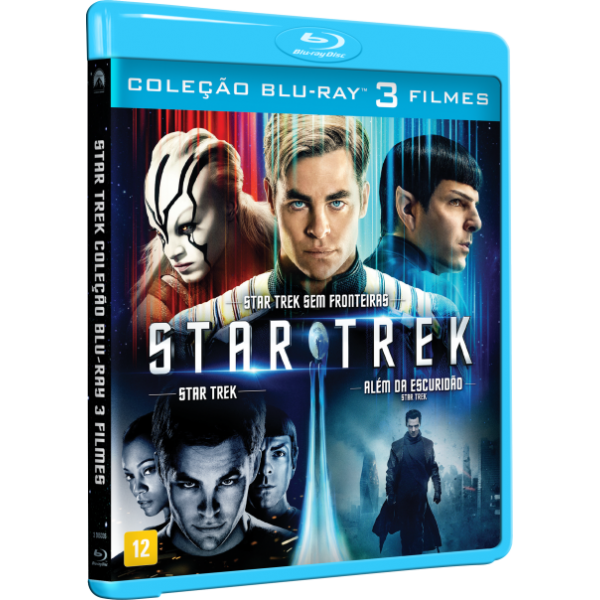 Box Star Trek - Coleção 3 Filmes (3 Blu-Ray's)