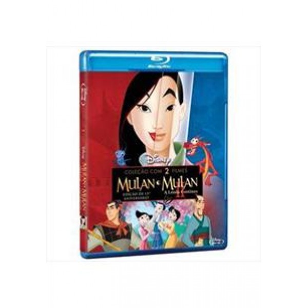 Blu-Ray Mulan - Edição de 15º Aniversário + Mulan 2 - A Lenda 