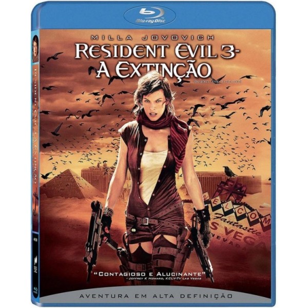 Blu-Ray Resident Evil 3 - A Extinção