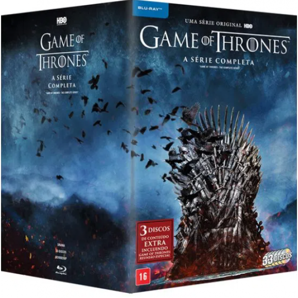 Box Game Of Thrones - A Série Completa (33 Blu-Ray's)