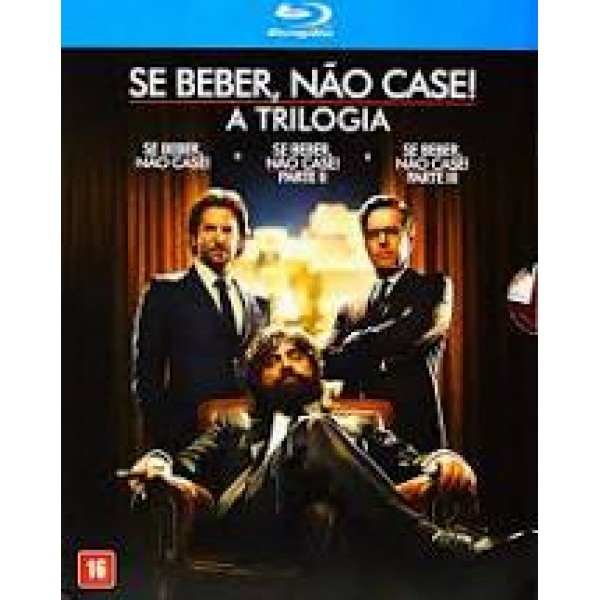 Box Se Beber, Não Case - A Trilogia (3 Blu-Ray's)