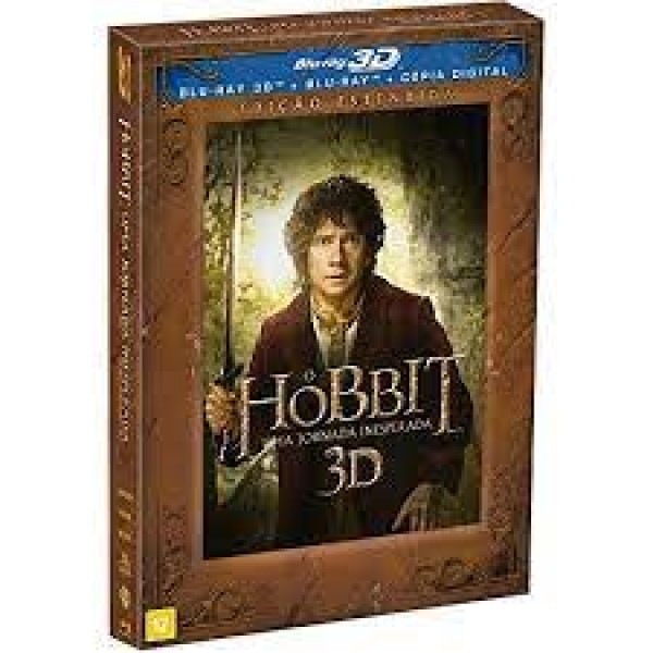 Blu-Ray 3D + Blu-Ray + Cópia Digital - O Hobbit - Uma Jornada Inesperada (Edição Estendida - 5 Discos)