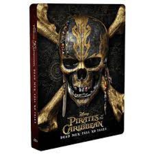Blu-Ray 3D + Blu-Ray - Piratas Do Caribe: A Vingança De Salazar (Steelbook)