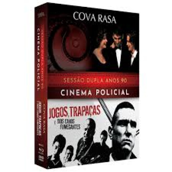Blu-Ray Sessão Dupla Anos 90 - Cinema Policial (Cova Rasa / Jogos, Trapaças E Dois Canos Fumegantes)