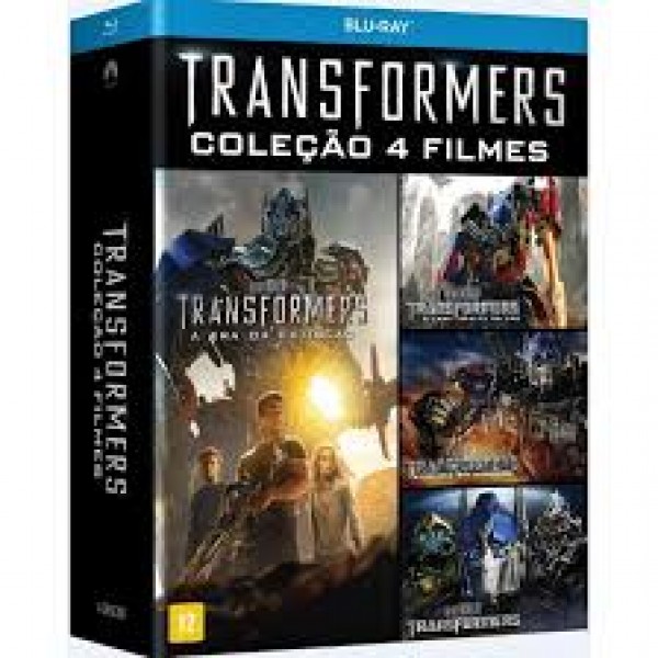 Box Transformers - Coleção 4 Filmes (4 Blu-Ray's)