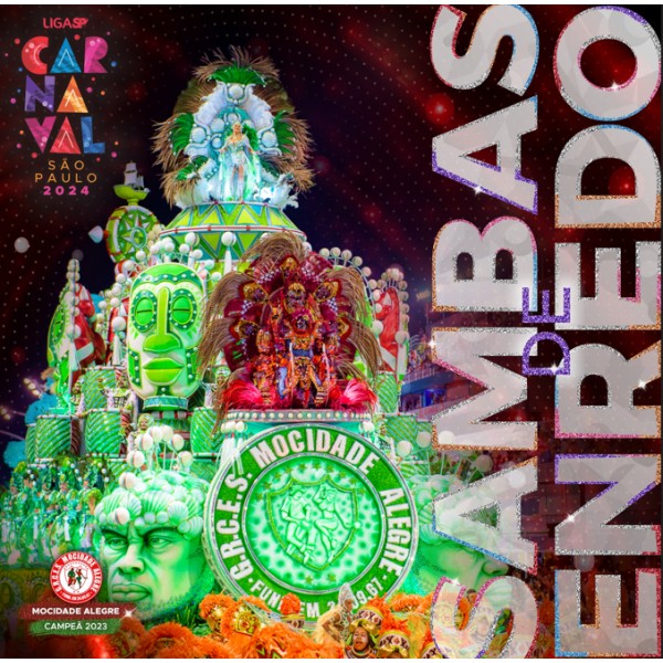 CD Sambas De Enredo Carnaval SP 2024 (Digipack - 3 CD's)