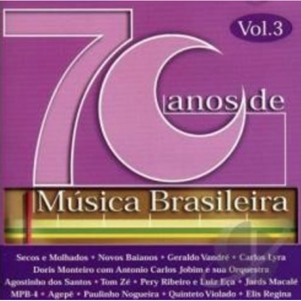 CD 70 Anos De Música Brasileira - Vol. 3