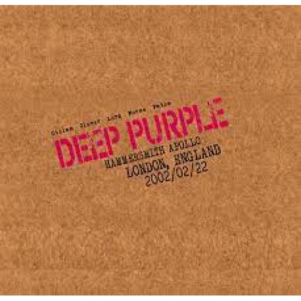 CD Deep Purple - Hammersmith Apollo: London, England 2002/02/22 (Digipack - DUPLO)