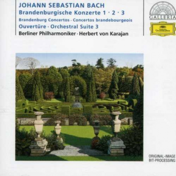 CD Johann Sebastian Bach - Brandenburgische Konzerte Nos. 1, 2, 3