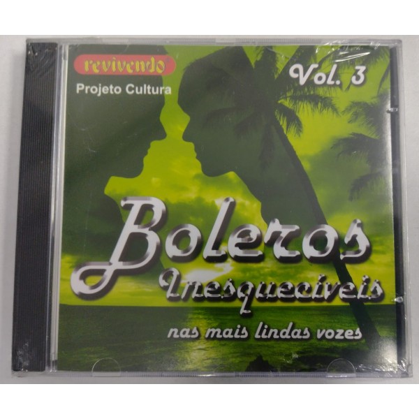 CD Boleros Inesquecíveis Nas Mais Lindas Vozes - Vol. 3