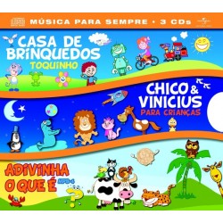 Box Casa De Brinquedos + Chico & Vinicius + Adivinha O Que É (3 CD's)