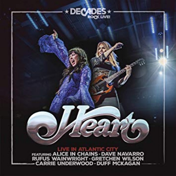 CD + DVD Heart - Live In Atlantic City