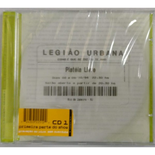CD Legião Urbana - Como É Que Se Diz Eu Te Amo: Vol. 1