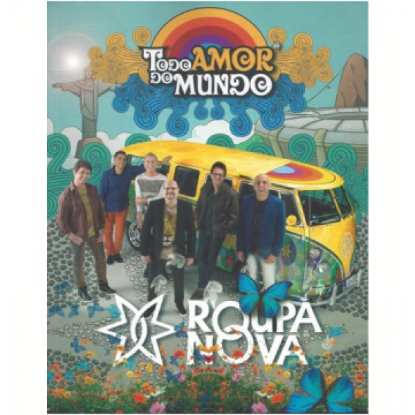Livro + 2 CD's Roupa Nova - Todo Amor Do Mundo