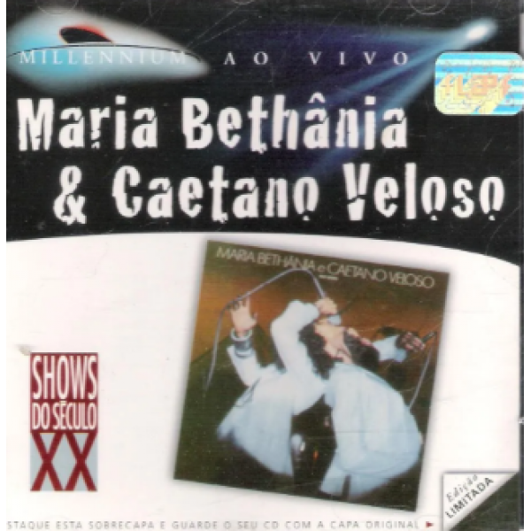 CD Maria Bethânia & Caetano Veloso - Millennium Ao Vivo
