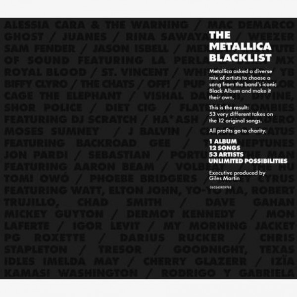 Box Metallica - The Metallica Blacklist (4 CD's)