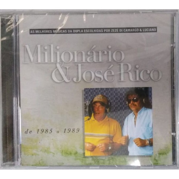 CD Milionário e José Rico - De 1985 A 1989