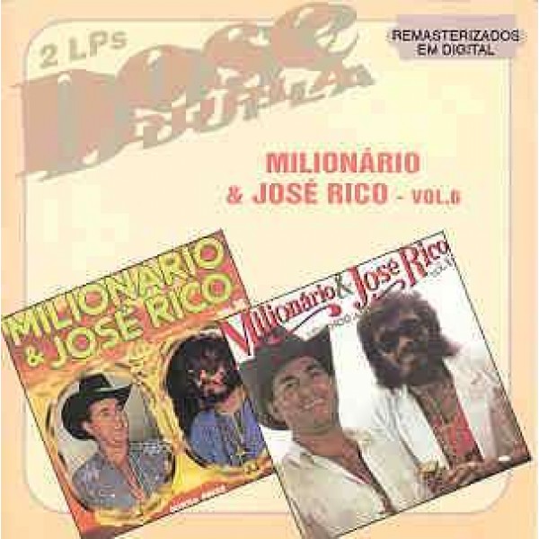 CD Milionário e José Rico - Dose Dupla Vol. 6: Minha Prece/Levando A Vida