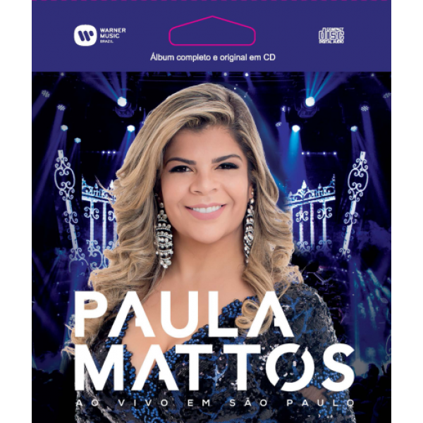 CD Paula Mattos - Ao Vivo Em São Paulo (ePack)