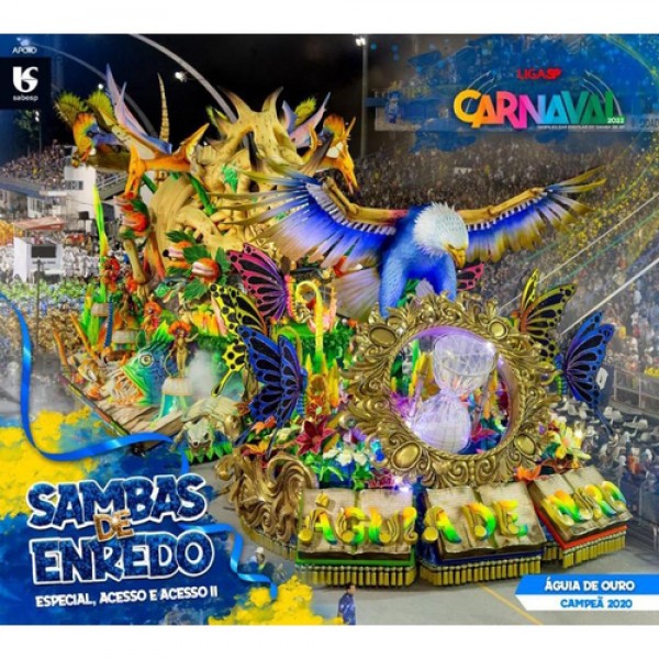 CD Sambas de Enredo Carnaval SP 2022 (3 CD's)