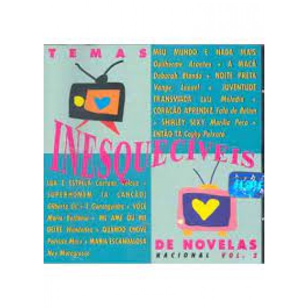 CD Temas Inesquecíveis De Novelas - Nacional: Volume 2