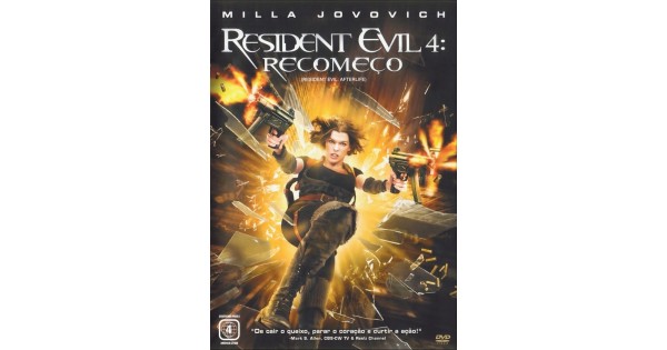 Quadro Pôster Filme Resident Evil 4 Recomeço 60x90