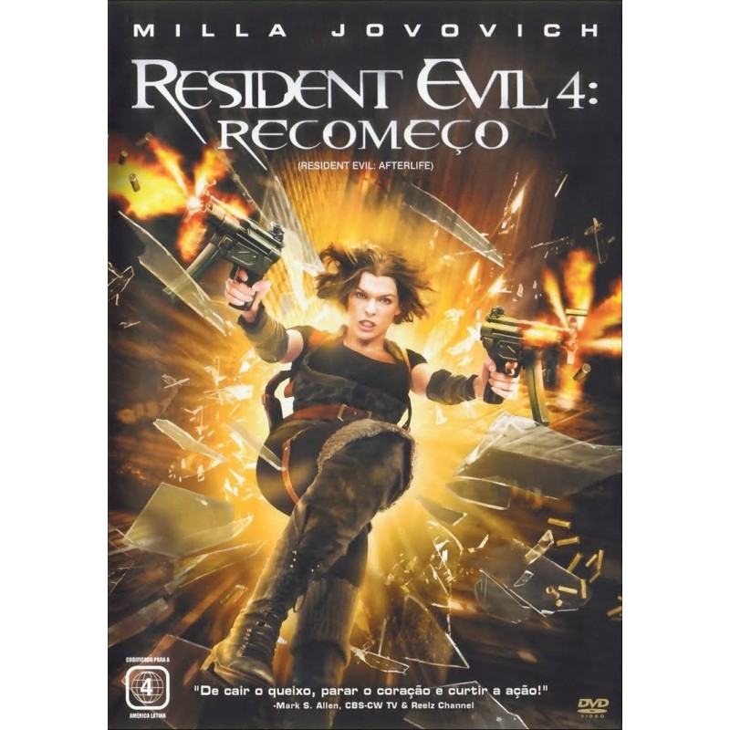 Resident Evil 4 Recomeço - DVD Ação Multisom