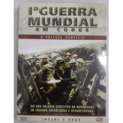 DVD 1ª Guerra Mundial Em Cores: A Coleção Completa (Digipack - 3 DVD's)