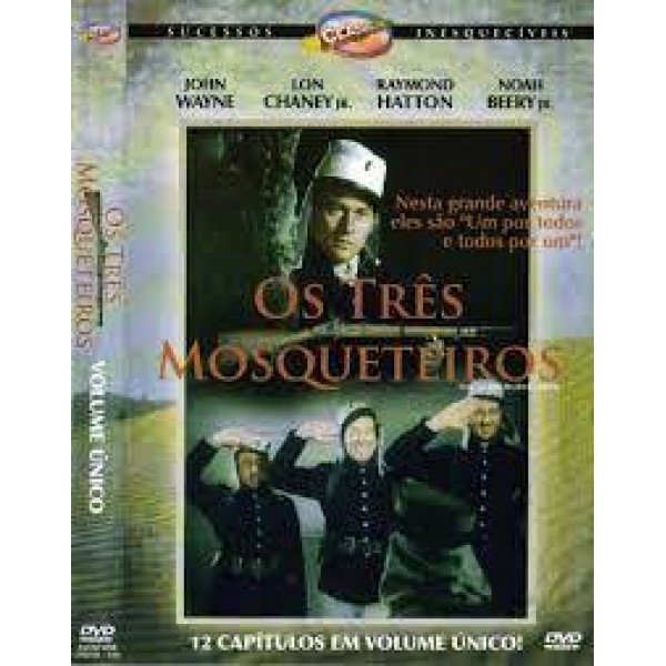 DVD Os Três Mosqueteiros (12 Capítulos Em Volume Único)