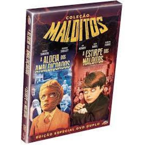 DVD Coleção Malditos - A Aldeia Dos Amaldiçoados/A Estirpe Dos Malditos (Digipack - DUPLO)