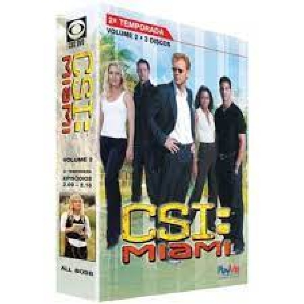 Box C.S.I Miami - 2ª Temporada Vol. 2 (3 DVD's)