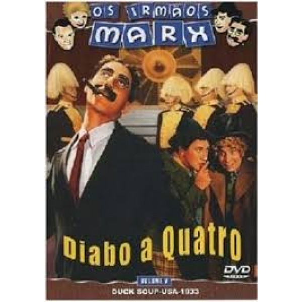 DVD Diabo A Quatro - Coleção Os Irmãos Marx