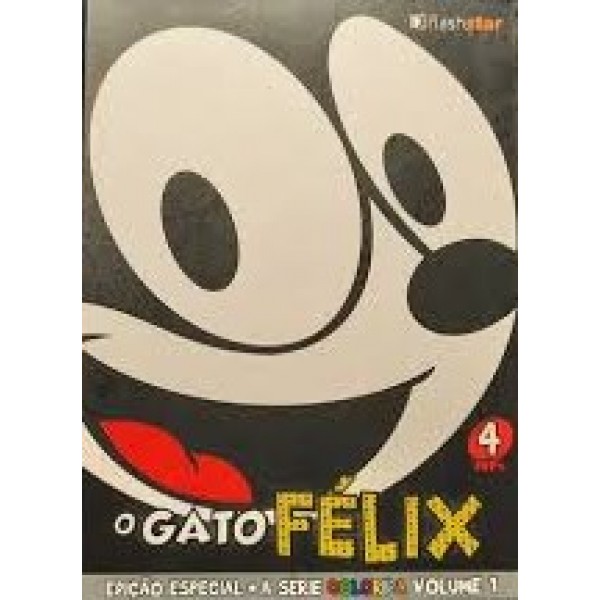 Box O Gato Félix: A Série Colorida Volume 1 (4 DVD's)