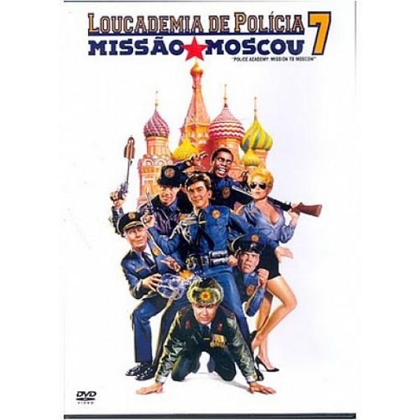 DVD Loucademia de Polícia 7 - Missão Moscou