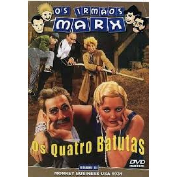 DVD Os Quatro Batutas - Coleção Os Irmãos Marx 