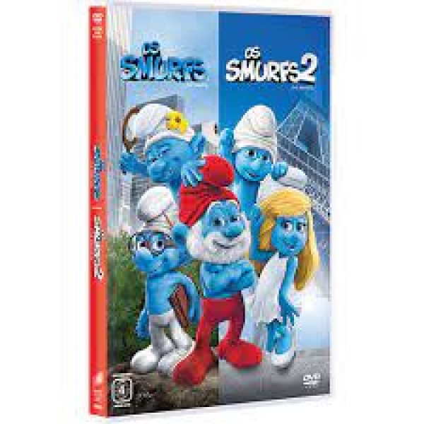 DVD Os Smurfs + Os Smurfs 2 (DUPLO)