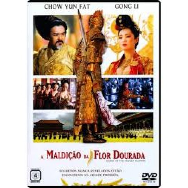 DVD A Maldição Da Flor Dourada