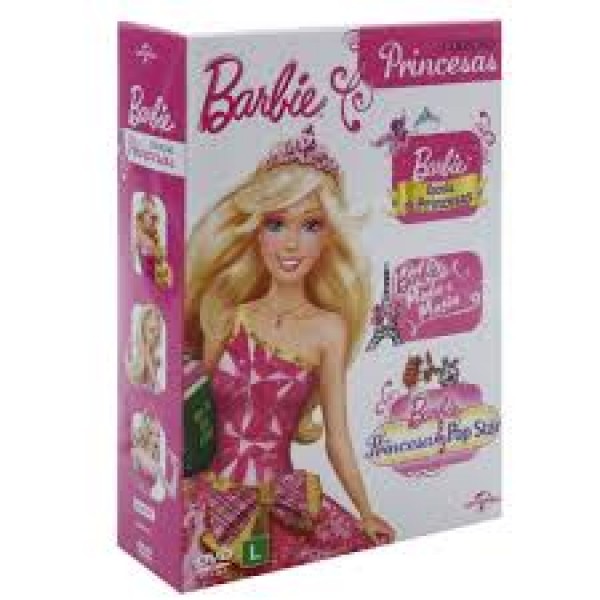 Box Barbie - Coleção Princesas (3 DVD"s)